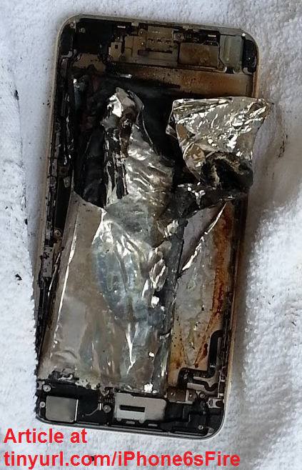 Burnt iPhone 6s